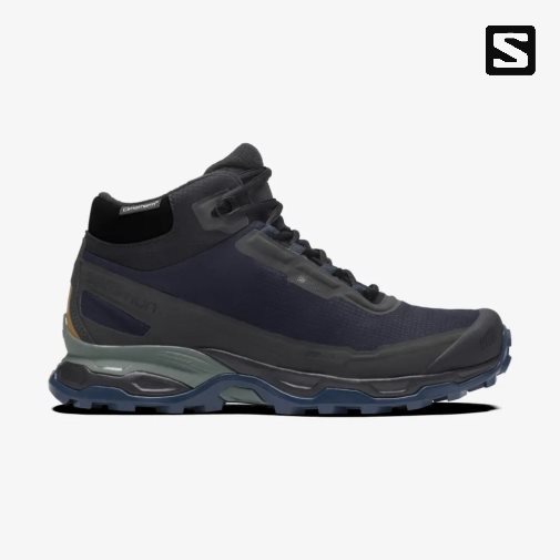 Black Salomon Shelter CSWP For Carhartt Wip Men's Sneakers | PH 78562R